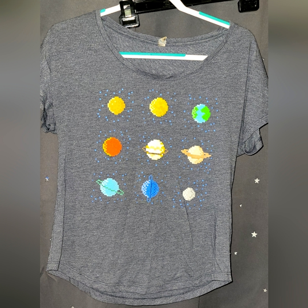 Pixel Planet tee